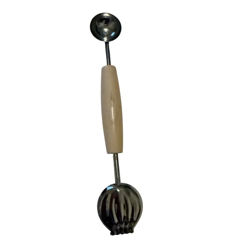 Ekco Double Sided Melon Baller Fruit Scoop Butter Curler Made in USA 8